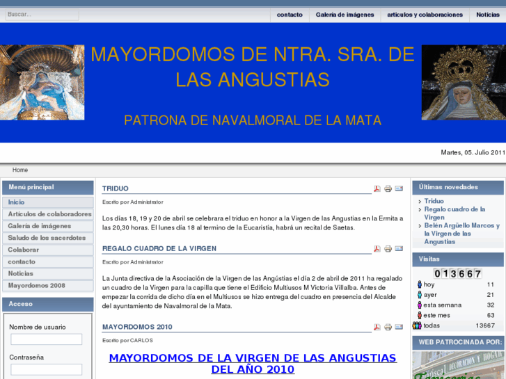 www.mayordomosdelasangustias.org