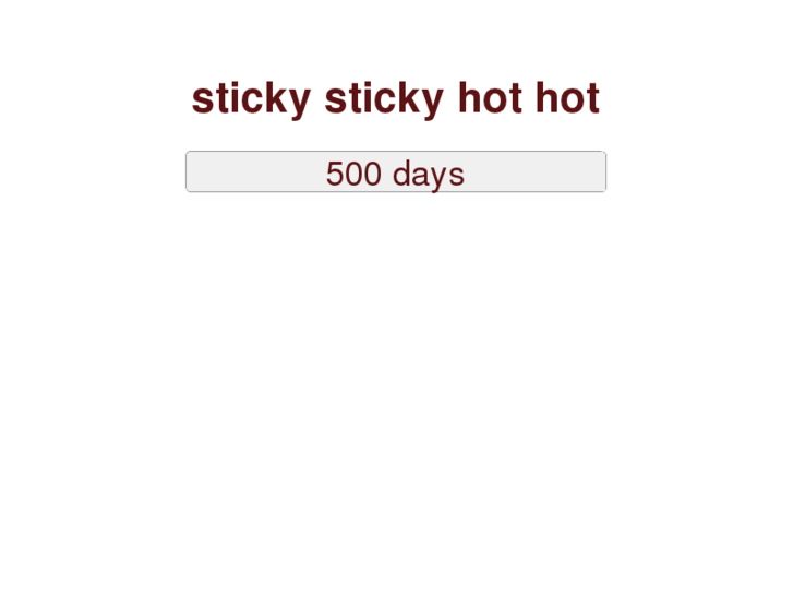 www.stickystickyhothot.com