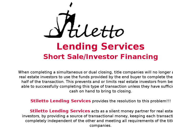 www.stilettolendingservices.com