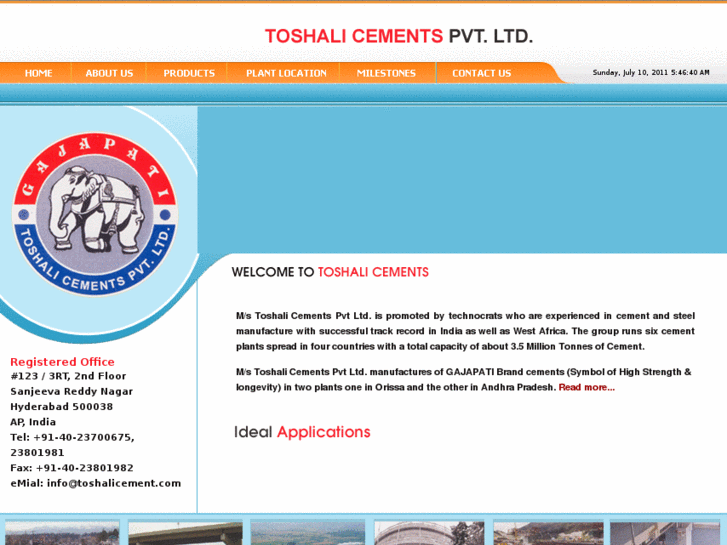 www.toshalicement.com