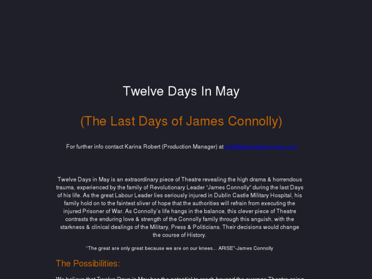 www.twelvedaysinmay.com