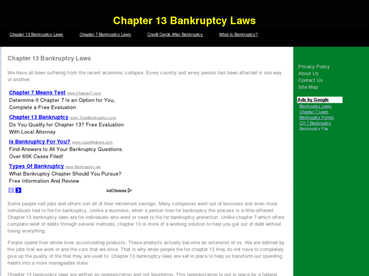 www.chapter13bankruptcylaws.net