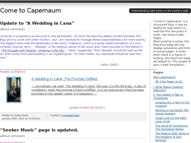 www.cometocapernaum.com