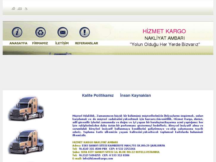 www.hizmetkargo.com