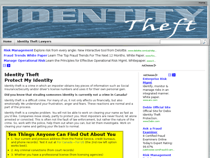 www.identity-theft-risk-specialist.com