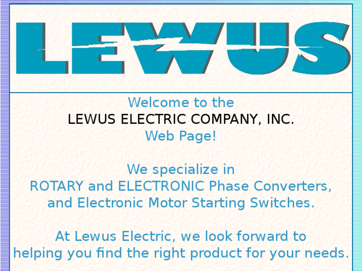 www.lewuselectric.com