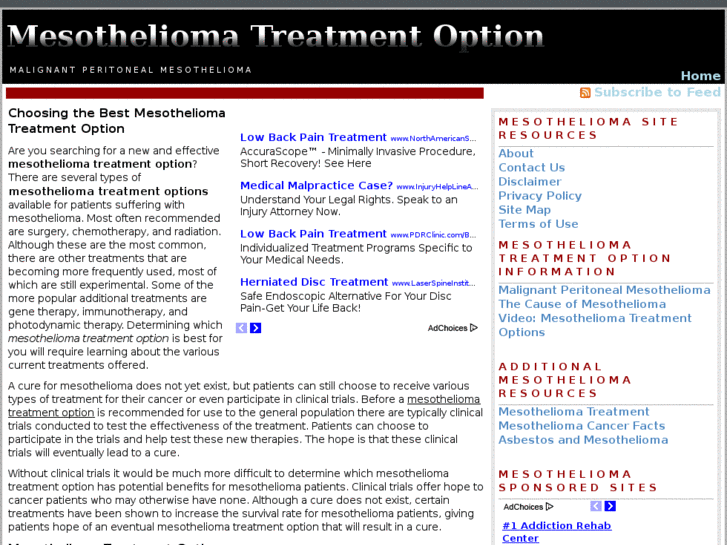 www.mesotheliomatreatmentoption.org