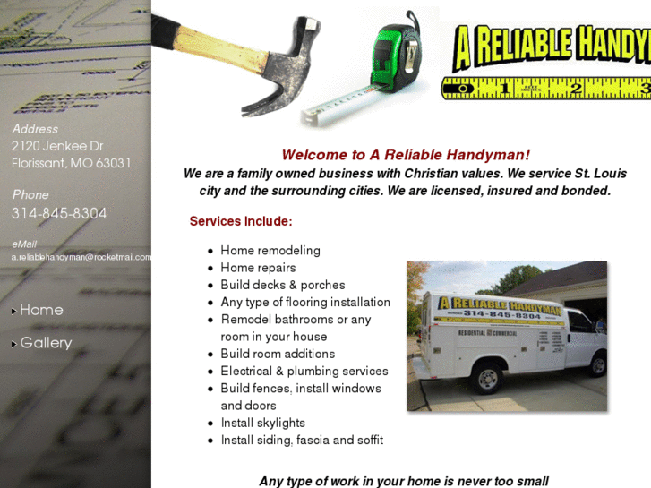 www.areliablehandyman.com