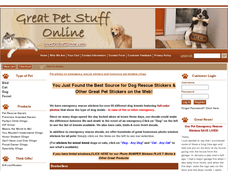 www.greatpetstuffonline.com