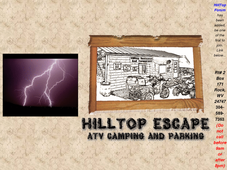 www.hilltop-escape-wv.com