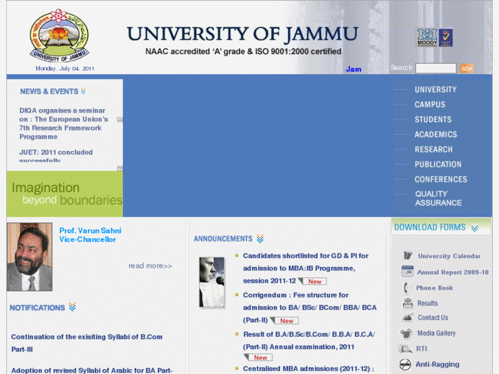 www.jammuuniversity.in