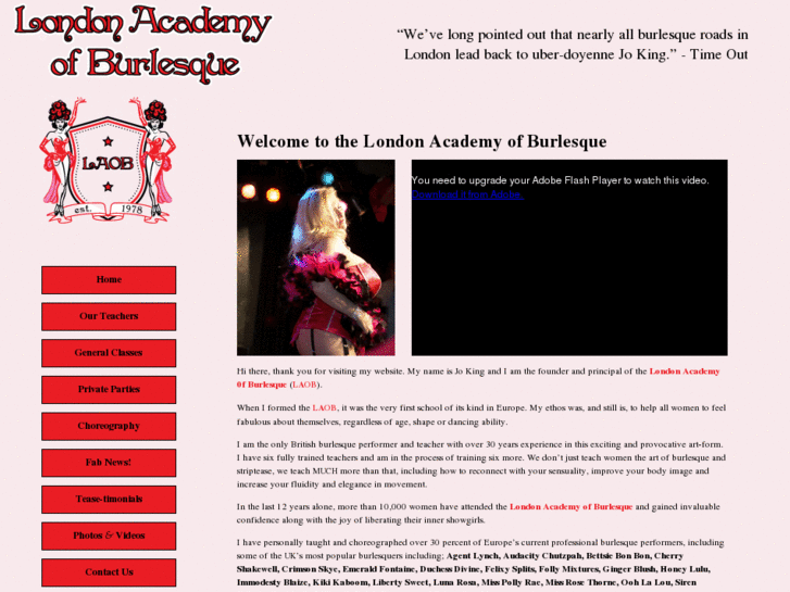 www.londonacademyofburlesque.com