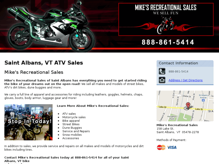 www.mikesrecreationalsalesvt.com