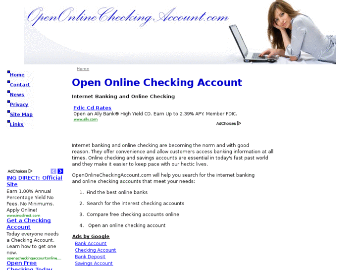 www.openonlinecheckingaccount.com