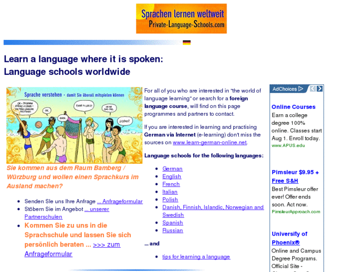 www.private-language-schools.com