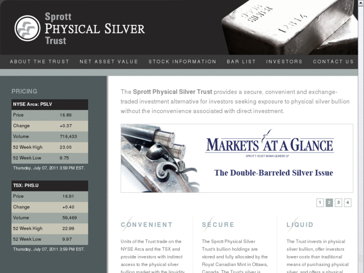 www.sprottphysicalsilvertrust.com