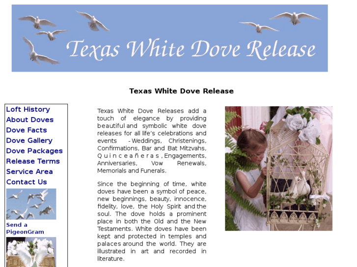 www.texas-white-dove-release.com