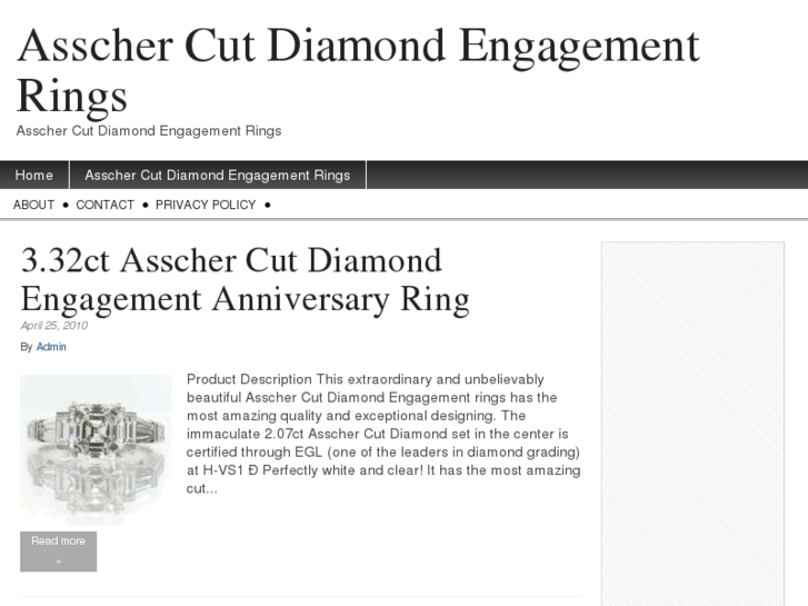 www.asschercutdiamondengagementrings.com