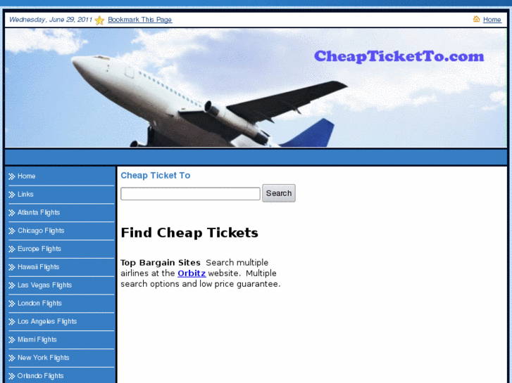 www.cheapticketto.com