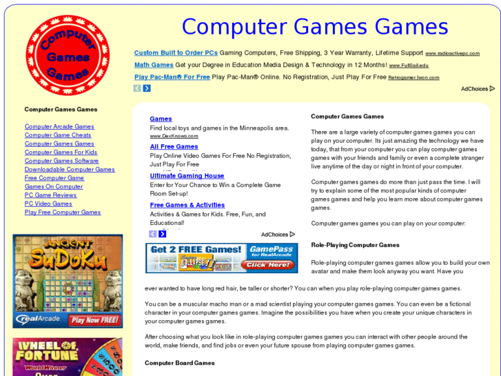 www.computergamesgames.com