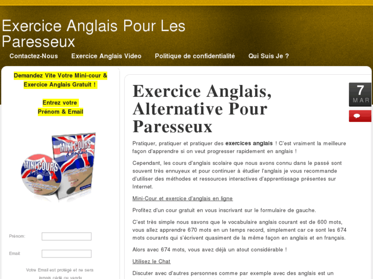www.exerciceanglais.com