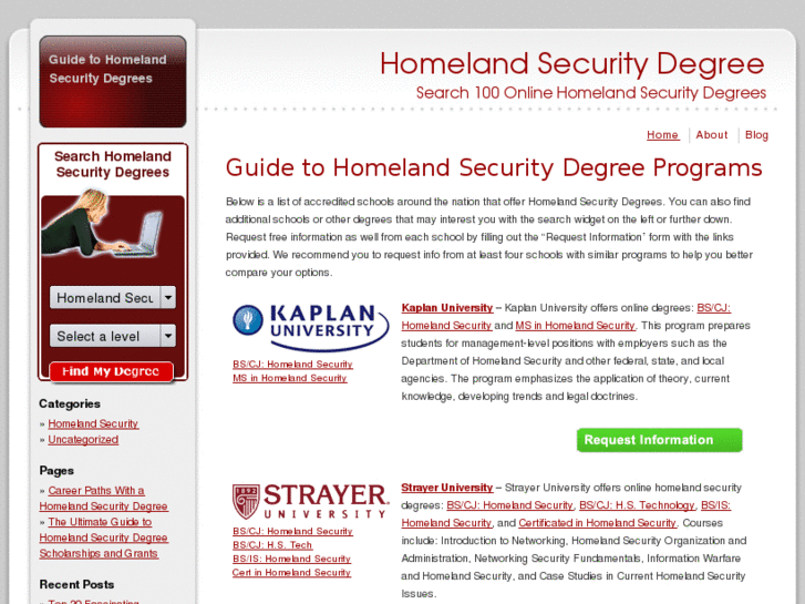 www.homelandsecuritydegree.org