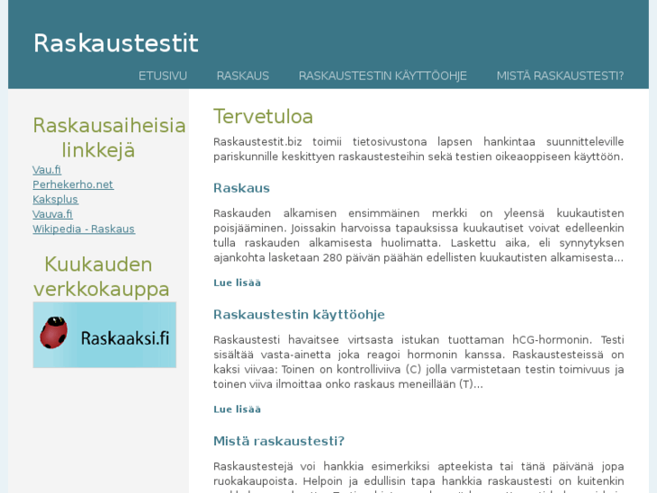 www.raskaustestit.biz