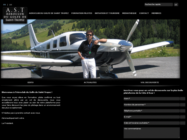 www.aeroclub-st-tropez.com