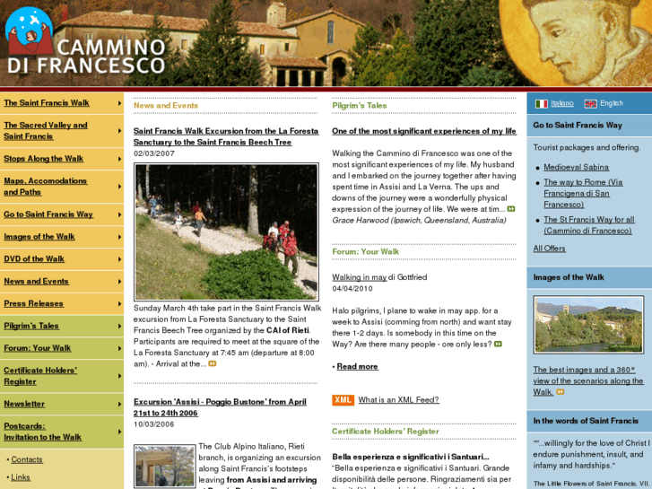 www.camminodisanfrancesco.com