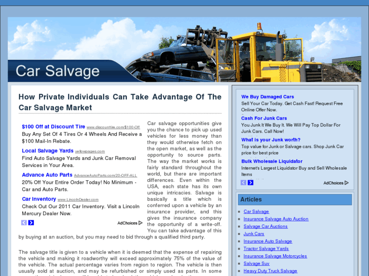 www.carsalvagemarket.com
