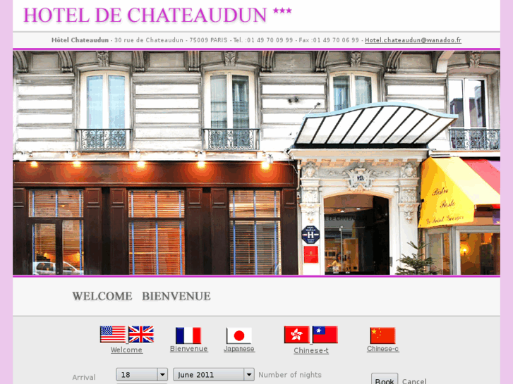 www.chateaudun-hotel.com