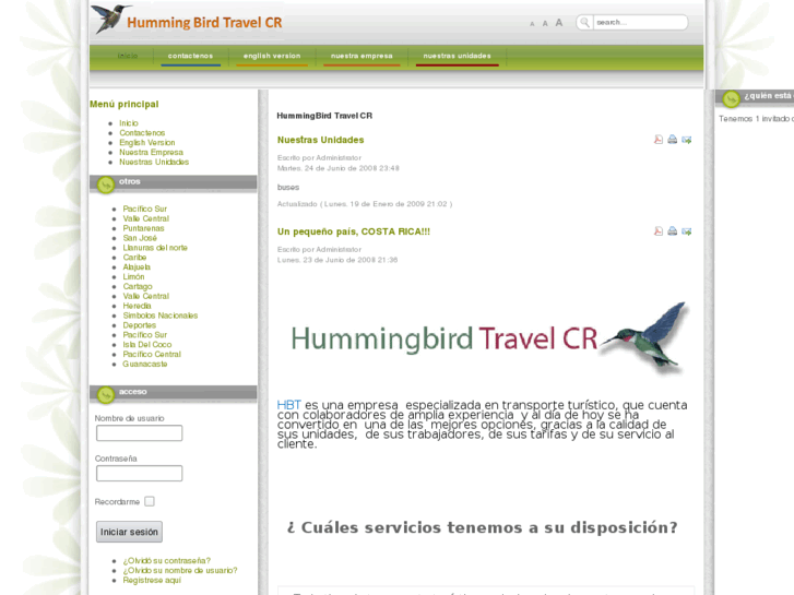 www.hummingbirdtravelcr.com