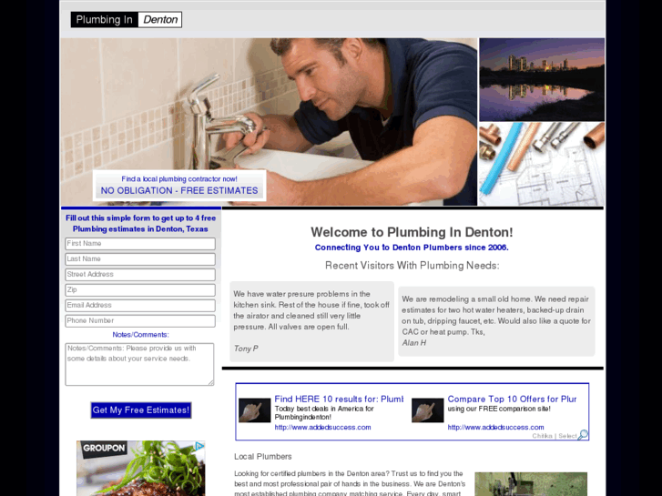 www.plumbingindenton.com