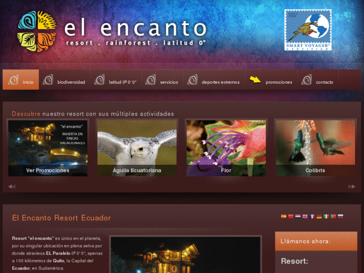 www.elencantoresort.com.ec