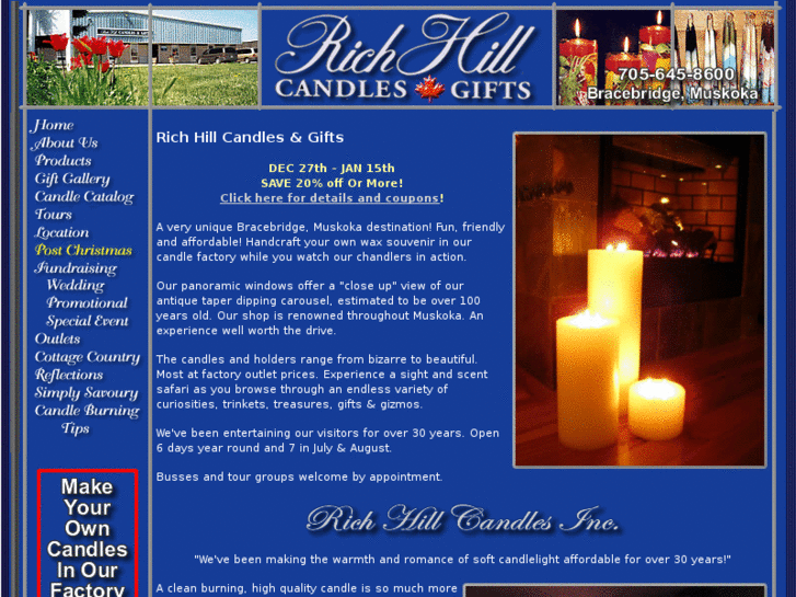 www.richhillcandles.com