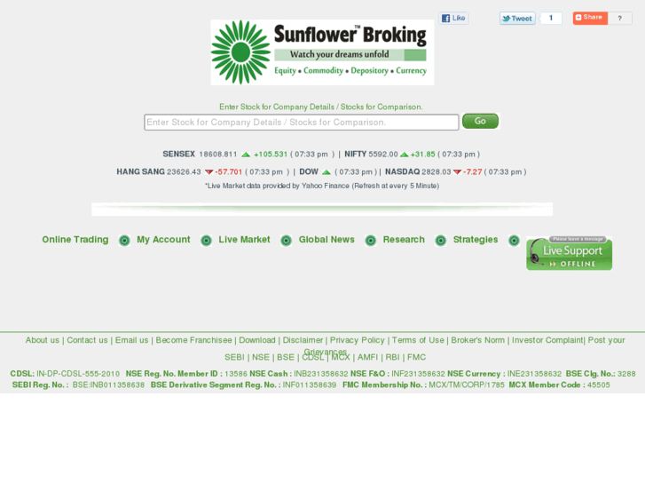 www.sunflowerbroking.com