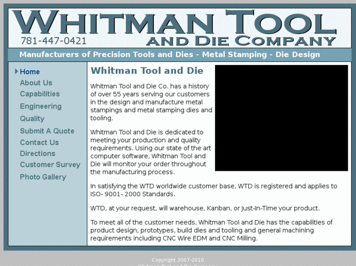 www.whitmantoolanddie.com