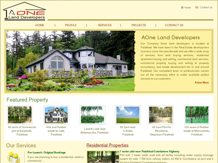 www.aonelanddevelopers.com