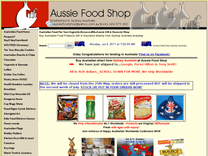 www.aussiefoodshop.com