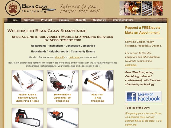 www.bearclawsharpening.com