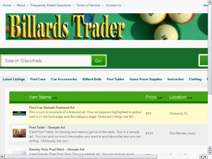 www.billiardstraders.com