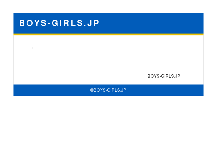 www.boys-girls.jp