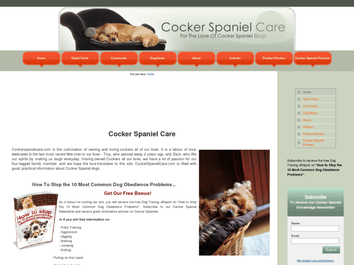 www.cockerspanielcare.com