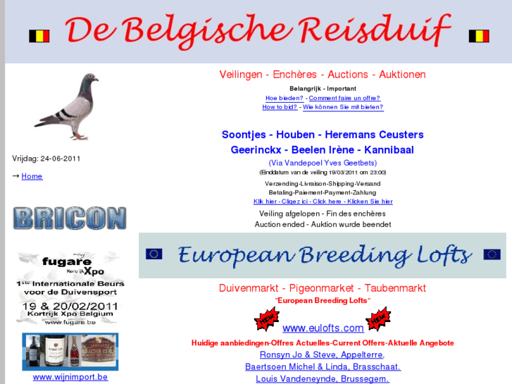 www.debelgischereisduif.be