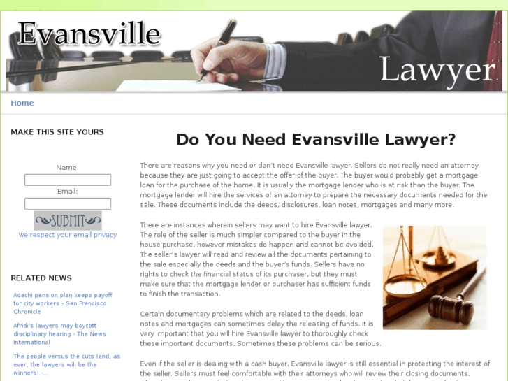 www.evansvillelawyer.org