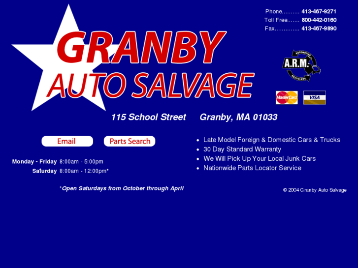 www.granbyautosalvage.com