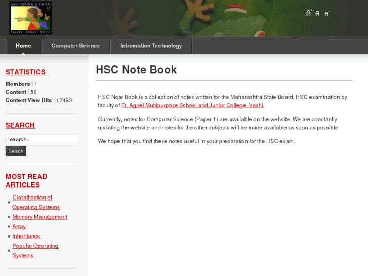 www.hscnotebook.com
