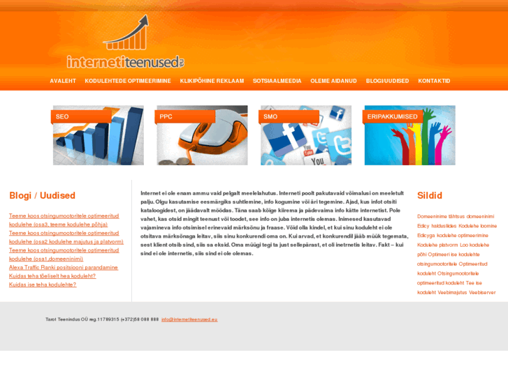 www.internetiteenused.eu