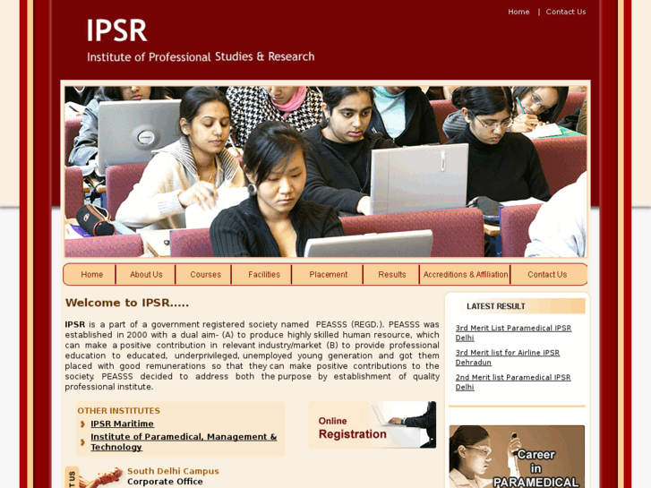 www.ipsr.co.in