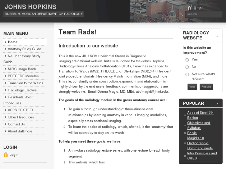 www.jhuteamrads.com